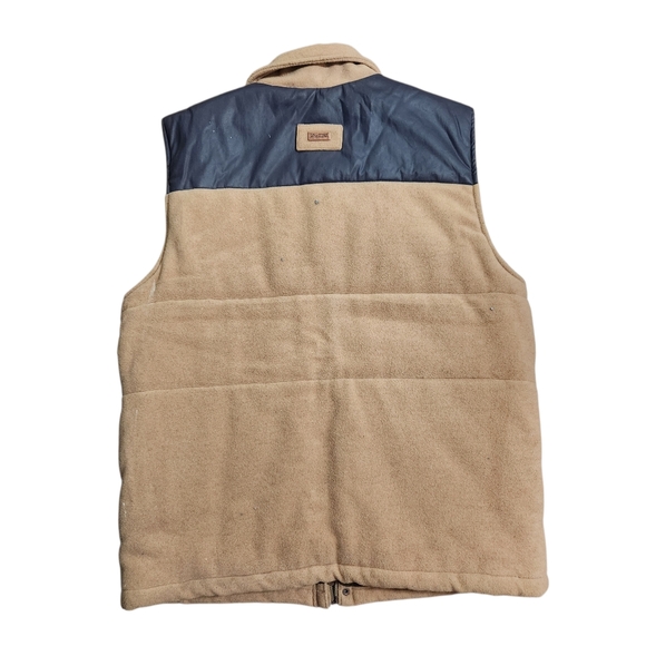 Lifted Research Group Vest Mens XL Wool Blend Snap Brown Blue LRG - Picture 7 of 11